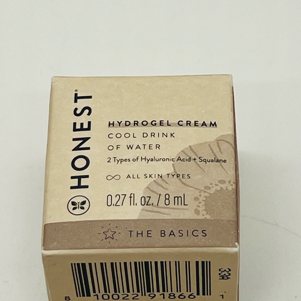 NWT The Honest Company Hydrogel Cream 0.27 oz Travel Size
